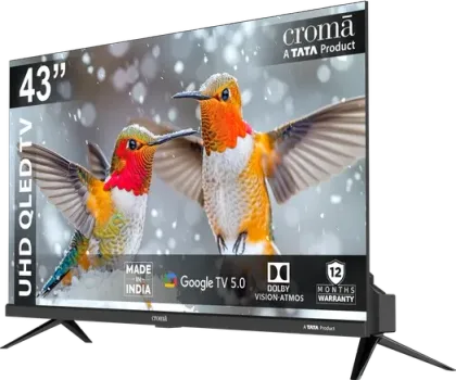 Croma CREL043UGQ331851 43 inch Ultra HD 4K Smart QLED TV