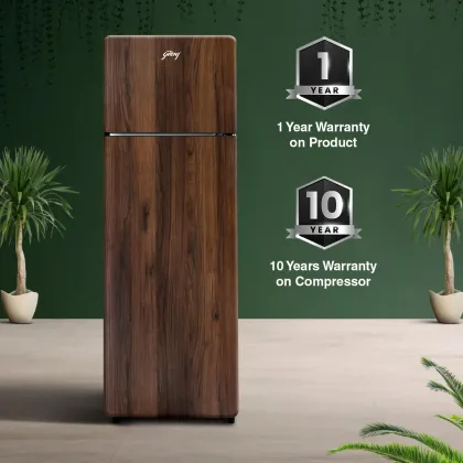 Godrej RT EONVOGUE 310B RI WT WD 272 L 2 Star Double Door Refrigerator