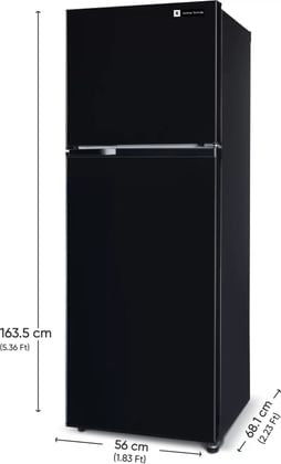 Realme TechLife 281JF3RMBG 280L 3 Star Double Door Refrigerator