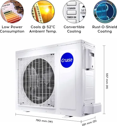 Cruise CWCVBF-VQ1S243 2 Ton 3 Star 2023 Inverter Split AC