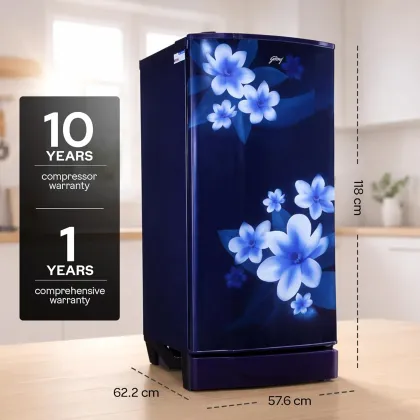 Godrej RD EDGE 205AN WRF 180 L 1 Star Single Door Refrigerator