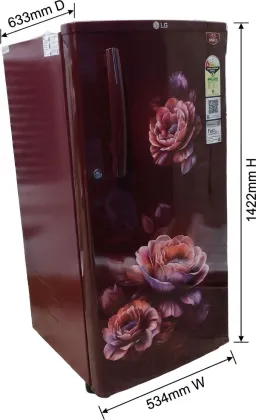 LG GLD1816WOWR 180 L 1 Star Single Door Refrigerator