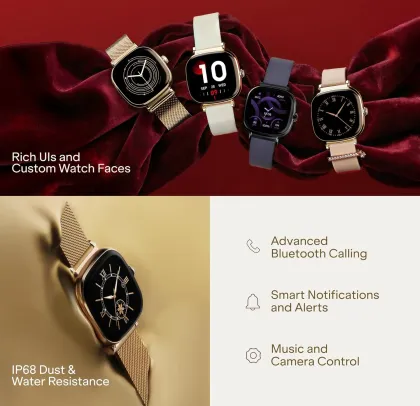 boAt Chrome Ivory Smartwatch