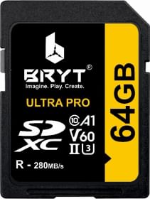 Bryt Ultra Pro 64GB SDXC UHS-II Memory Card