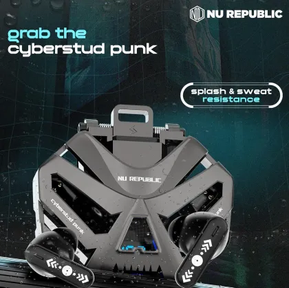Nu Republic Cyberstud Punk True Wireless Earbuds