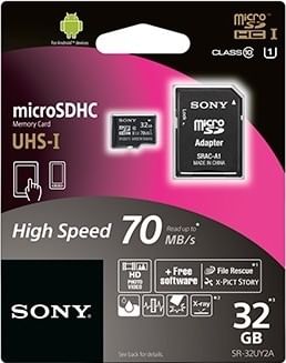 Sony MicroSDHC Card SR-32UY2A 32GB (Class 10)