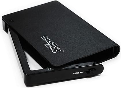 QuantumZERO QZ-HD03 USB 3.0 2.5inch Hard Drive Disk HDD/SSD Aluminum External Enclosure Case (For 9.5mm, 12.5mm 2.5inch SATA I, II, III HDD, SSD)