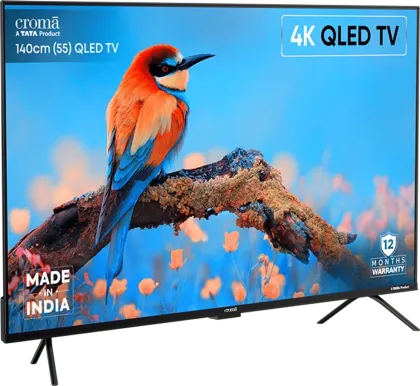 Croma CREL055UGQ331850 55 inch Ultra HD 4K Smart QLED TV