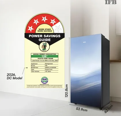 IFB IFBDC-213DYOGE 187 L 4 Star Single Door Refrigerator