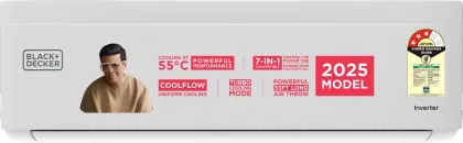 Black & Decker BXACN3I315BP1IN 1.5 Ton 3 Star 2025 Inverter Split AC