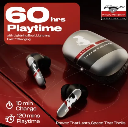 Boult x Mustang Dyno True Wireless Earbuds