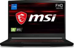 MSI Thin GF63 11SC-852IN Gaming Laptop (11th Gen Core i7/ 8GB/ 512GB SSD/ Win10 Home/ 4GB Graph)