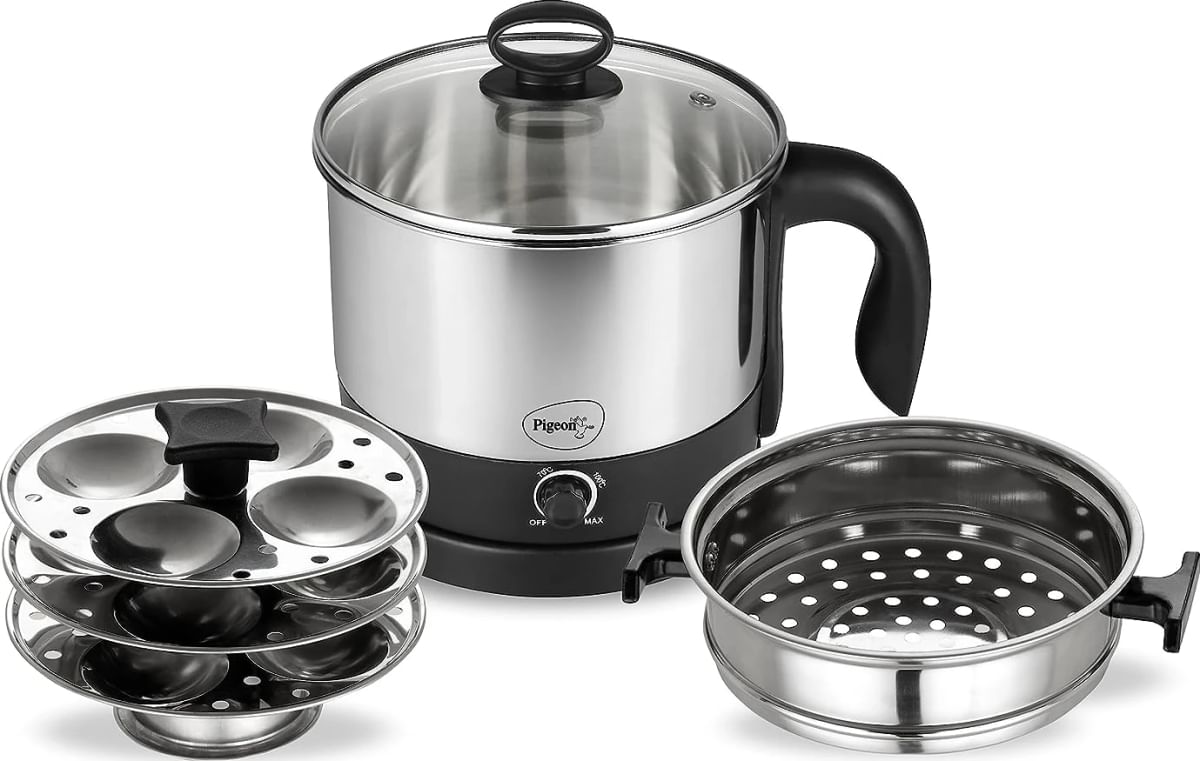 Milton Insta Electric 2000 Stainless Steel Kettle, 2 Litres, Silver