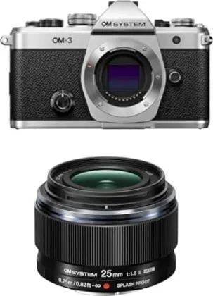 OM System OM-3 Mirrorless Camera with 25mm Lens