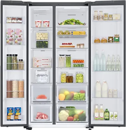 Samsung Bespoke RS76CB81A3P0 653 L Side by Side Refrigerator