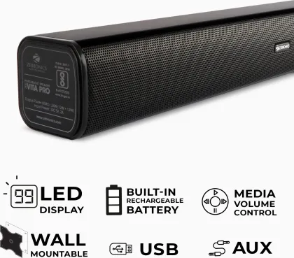 Zebronics Zeb-Vita Pro 24 W Bluetooth Soundbar