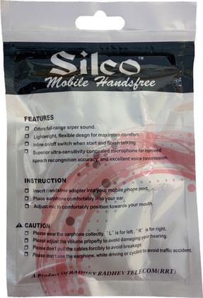 Silco Transparent Stereo Wired Headphone