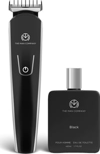 The Man Company Beard Electric Trimmer & EDT Black