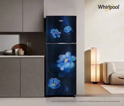 Whirlpool NEO SP278 PRM Sapphire Rose-Y 235 L 2 Star Double Door Refrigerator