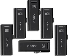 SONY USM8GR/BZ 8GB Pen Drive (Pack of 6)