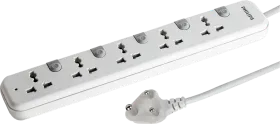 Philips CHP3451W 10 Amps 5 Sockets Surge Protector