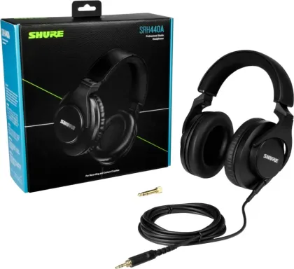 Shure SRH440A Over the Ear Wired Headphones