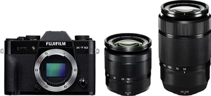 Fujifilm X-T10 Mirrorless Digital Camera Kit with Xc16-50mm Lenses