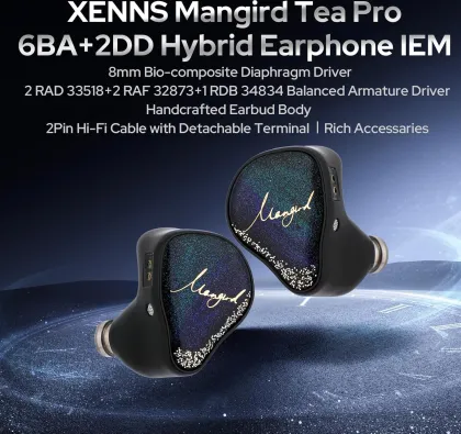 Linsoul Xenns Mangird Tea PRO Wired Earphones