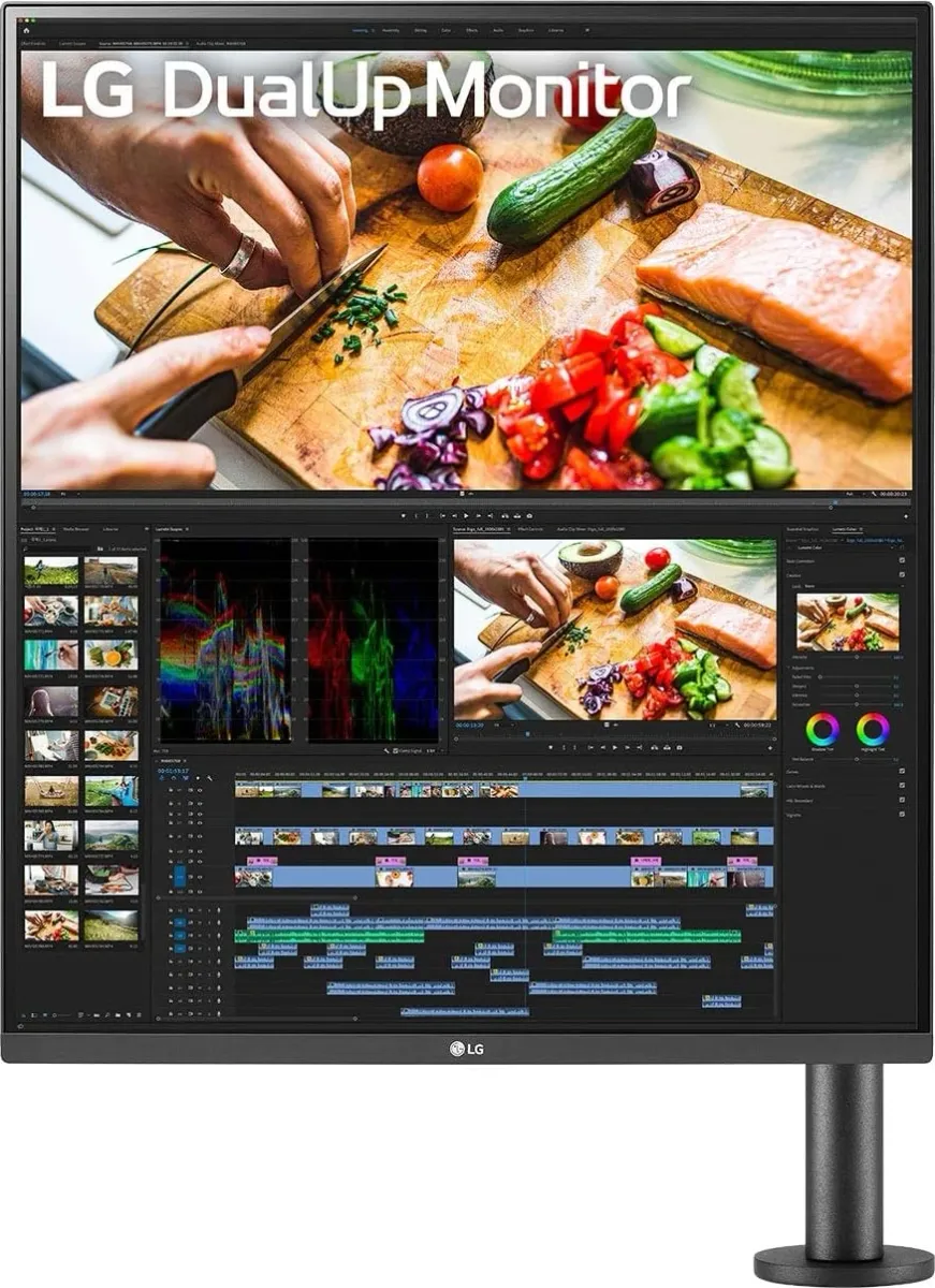 LG 27.6インチDualUpモニター 28MQ780-B 公式】 LG 27.6インチ 4K デュアルアップ モニター - 28MQ780-B