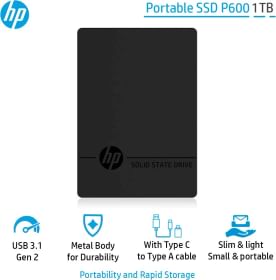 HP P600 1 TB External Solid State Drive