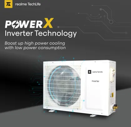 Realme TechLife 123IAA26WRMS 1.2 Ton 3 Star 2026 Inverter Split AC