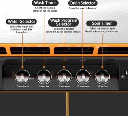 Intex SA85BLFG 8.5 Kg Semi Automatic Washing Machine