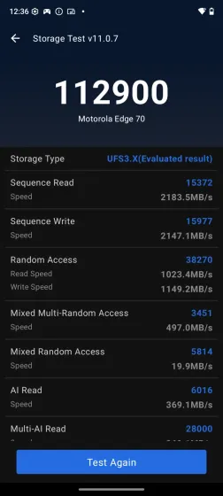 Antutu Storage