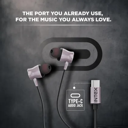 Intex VibeWire Type C Wired Earphones