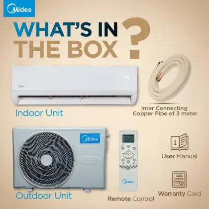 Midea MAI18SD3R36W1 1.36 Ton 3 Star 2026 Inverter Split AC