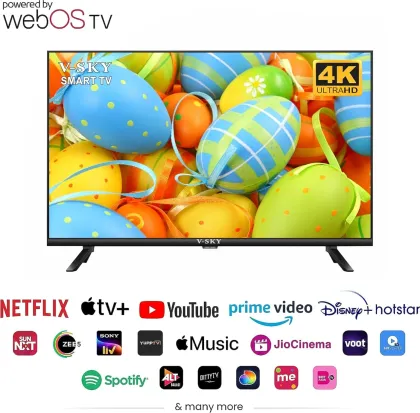 V-SKY 43WUOS 43 inch Ultra HD 4K Smart LED TV