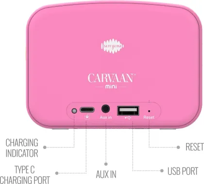 Saregama Carvaan Mini Kids with Mic 5W Bluetooth Speaker