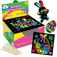 Rainbow Scratch Paper