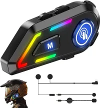 EDYELL Motorcycle Helmet Bluetooth Headset