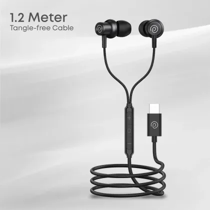 pTron Boom Play V2 Type-C Wired Earphones