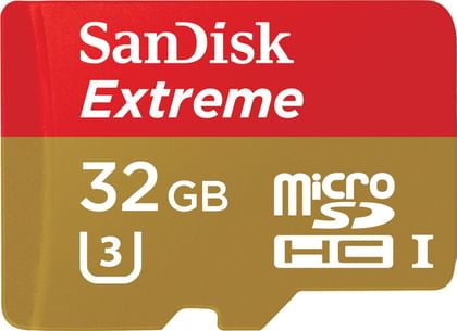 SanDisk Extreme 32GB MicroSDHC Class 10 Memory Card (90MB/s)