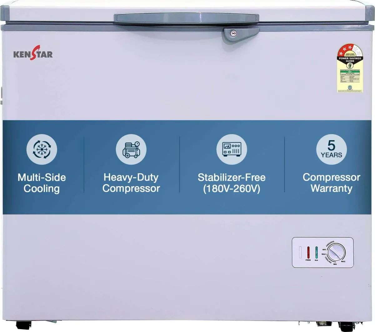 Kat – Life Kenstar 200VCF3SDKS26W 192 L Single Door Deep Freezer - Price in