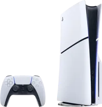 SONY PlayStation 5 Slim Console 1TB SSD (CFI-2008A01X, White) with Astro's Playroom
