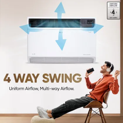 LG UW-Q18WWZA 1.5 Ton 5 Star 2025 Dual Inverter Window AC