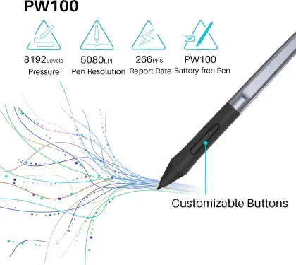 Huion HS64 Graphics Drawing Tablet - image 3