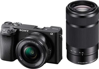 Sony a6400 Mirrorless Camera with 16-50mm f/3.5-5.6 Lens & 55-210 f/4.5-6.3 Lens