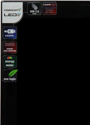 Videocon VJE32HH-2XAF 81.28cm (32) LED TV (HD Ready)