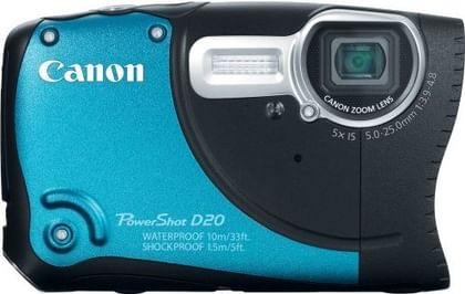 Canon PowerShot D20 12.1MP CMOS Waterproof Digital Camera