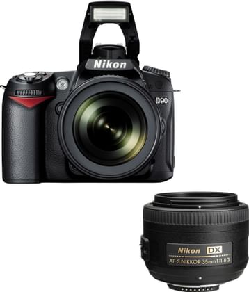Nikon D90 with 18-105mm + 35 mm Lens