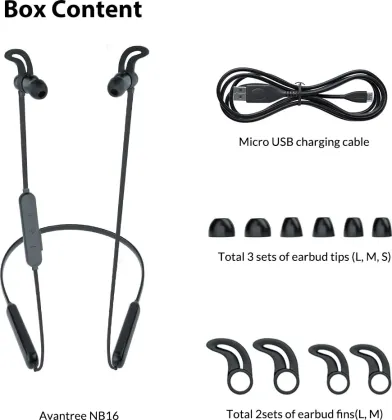 Avantree NB16 Wireless Neckband
